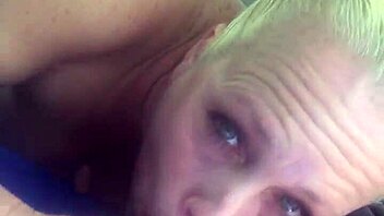 slutty wife blows then rides husband pov!