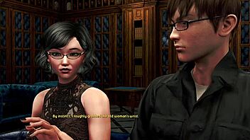 In Pale Carnations part 12, the lesbian characters use toys and engage in bdsm sex