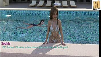 wife and stepmother play a game together 😏