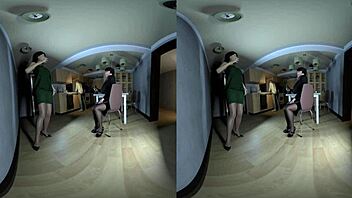 Hey, Check Out This Wild Nylon3D VR180 Granny Preview!