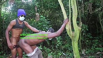 Hot Gay Fuck in Open Air Woods Orgy