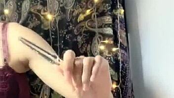 siguanjue-情趣制服开档丝袜，这诱惑满满诱惑 with big tits, toys, and wet vibrator play.