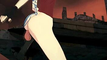 Lilith, the tattooed babe, bends over for intense doggystyle fucking in this uncensored 3D hentai