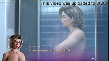 stepmom gets stuck in the shower pervert jerking off?