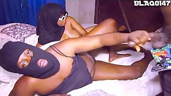 he begged to join as i fucked my bisexual roommate with strap-on