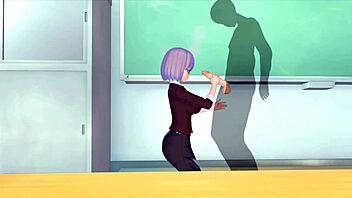 Beautiful teacher gets relaxed and satisfied with 3D hentai