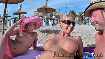 Hot Threesome Fuck 2 Slut Girls Play With Cock And Strapon!