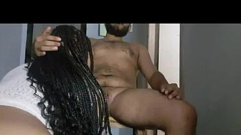 He almost came inside the naughty brunette! 🔥