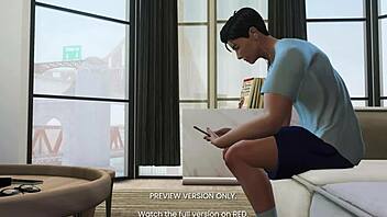 Art professor fucks in 3d hentai