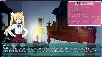 Bound magical girl in hentai game!