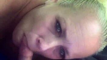 slutty wife blows then rides husband pov!