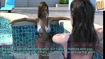 wife and stepmother play a game together 😏