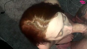 amateur teen spits and sucks on friend's cock in pov homemade video