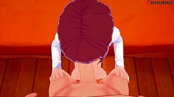 Makima Gives Blowjob Sex In Chainsaw Man With Full POV On Sheer Fantasy King 3