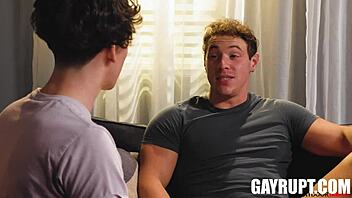 Cristiano fucks Kyle Fletcher doggystyle hard