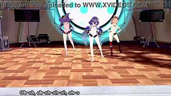 mmd medley of anime animations