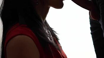 hot wife feels deep emotion as she deepthroats friend's big cock and swallows his cum