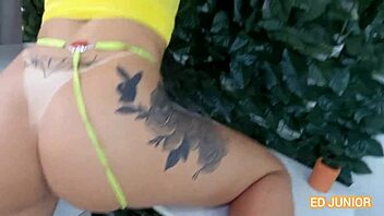 Dutch Fan Fucks Brazilian Fan's Ass Without Condom Complete On Red Sheer