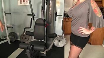 big tit blonde milf angel vain takes it hard