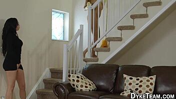 Latina Lesbians Scissoring Passionately!