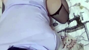 Hey, check how this black silk girlfriend gets pounded hard!