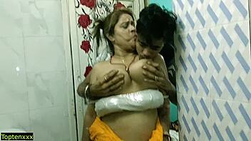 Hot bhabhi's step-family sex with teen devar in action