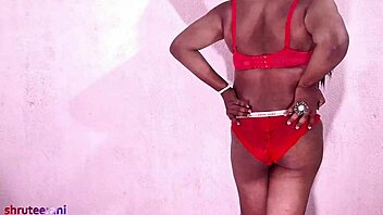 Sissy ShruTEE's first time in lingerie and boots