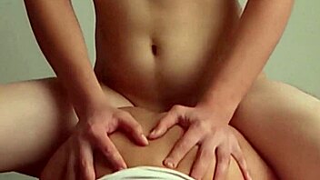 Brunette teen rides cock like a wild mustang