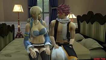 Fuck my big tits, Lucy, I'm your milk deposit