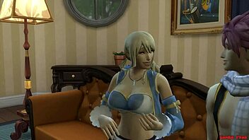 Fuck my big tits, Lucy, I'm your milk deposit