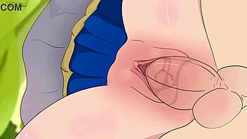 Aqua seduces Kazuma in a short skirt hentai parody from God's Blessing.