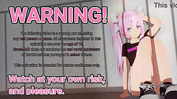 Bratty anime girl gets dominated in wild 3D action.