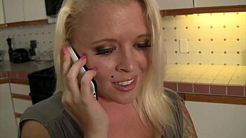 big tit blonde milf angel vain takes it hard