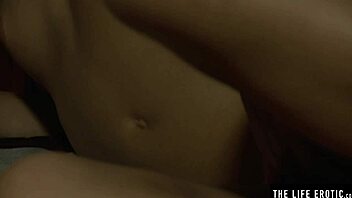 Hot blonde watches her horny girlfriend finger herself