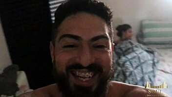 brazilian wife steals blanket, begs lucão to fill her mouth with cum