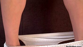 Ardent Teen Rubs Tight Vagina To Wild Climax