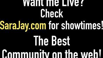 sara jay takes rico's big black cock in threesome