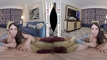 Naughty America - Ivy LeBelle bangs hard in VR experience