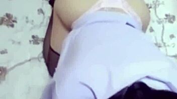 Hey, check how this black silk girlfriend gets pounded hard!