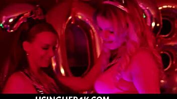 Stepmom & stepdaughter pristine edge & eliza eves get free used on new years eve, young 18+ teen 18+ hardcore fetish blowjob pussy fantasy!