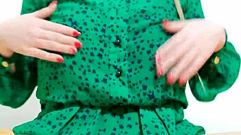 hot girl strips sexy dress, moanin' loud - depravedminx