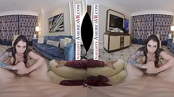 Naughty America - Ivy LeBelle bangs hard in VR experience