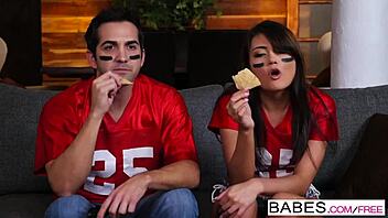 Blonde Nerd Adria Rae in Glasses Takes Cock in Tight Ass.