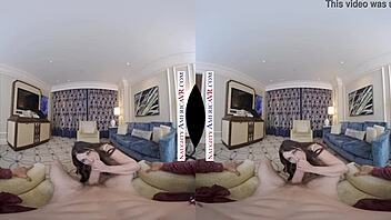 Naughty America - Ivy LeBelle bangs hard in VR experience