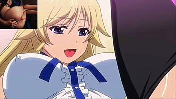 A young woman enjoys an animated cock inside her huge ass in this uncensored hentai