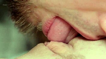 Close up clit licking and fingering for loud real female orgasm.