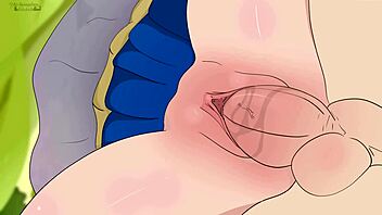 Aqua seduces Kazuma in a short skirt hentai parody from God's Blessing.