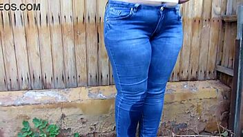 Fat MILF compilation of outdoor piss fetish scenes