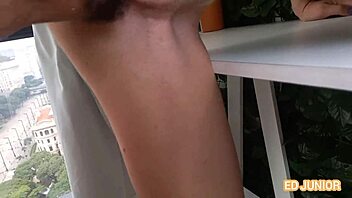 Dutch Fan Fucks Brazilian Fan's Ass Without Condom Complete On Red Sheer