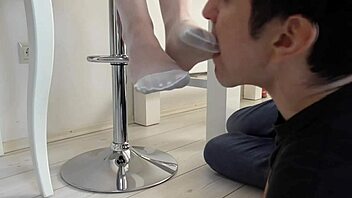 Foot Worship Fetish with Intense Toe Sucking